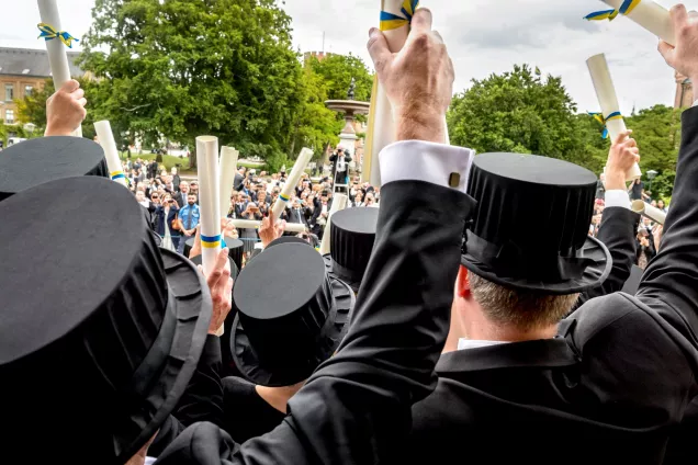 Doctoral conferment ceremony. Photo.